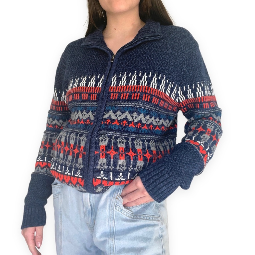 Knitted cherokee sweater